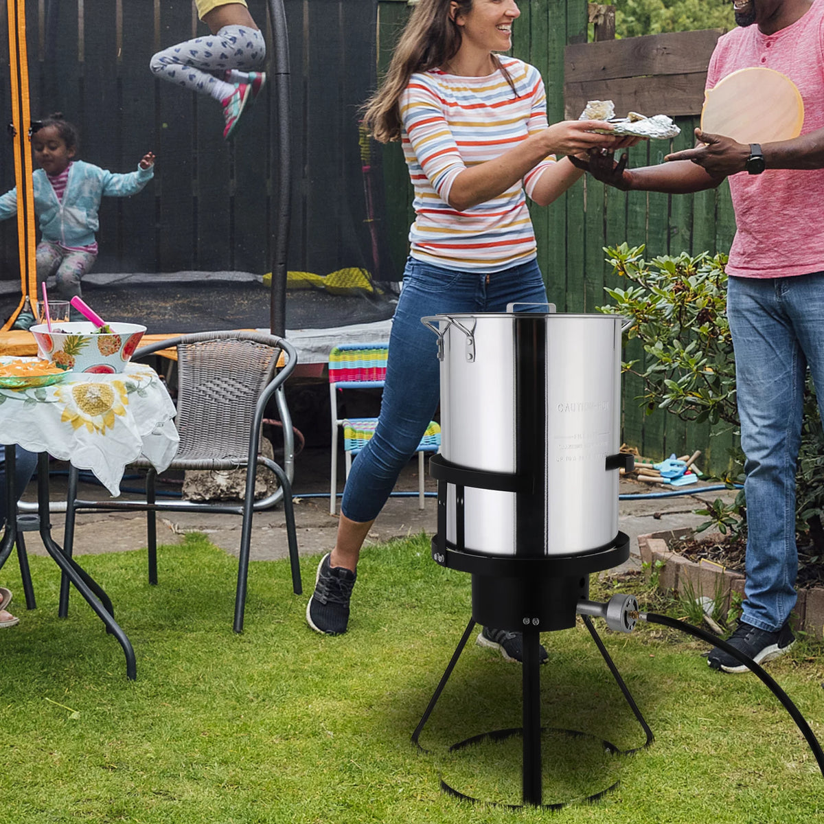 30qt Propane Outdoor Fryer E69673