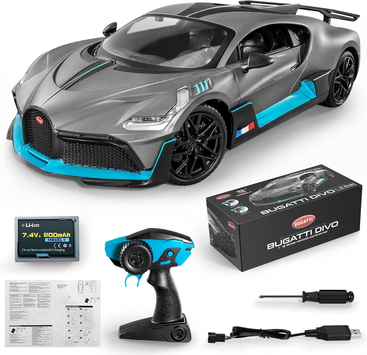 Remote Control Car 1/12 Scale with Lights D48727
