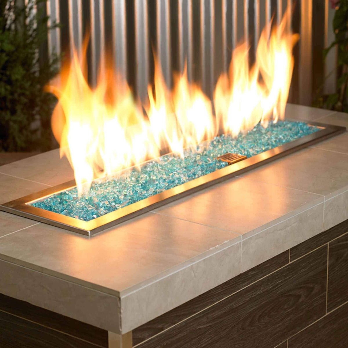 1/4 in. Reflective Fire Glass 10 lbs. Bag N7954