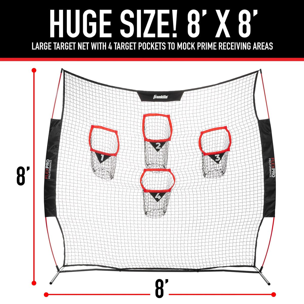8 Foot x 8 Foot Football Accuracy Target G6179