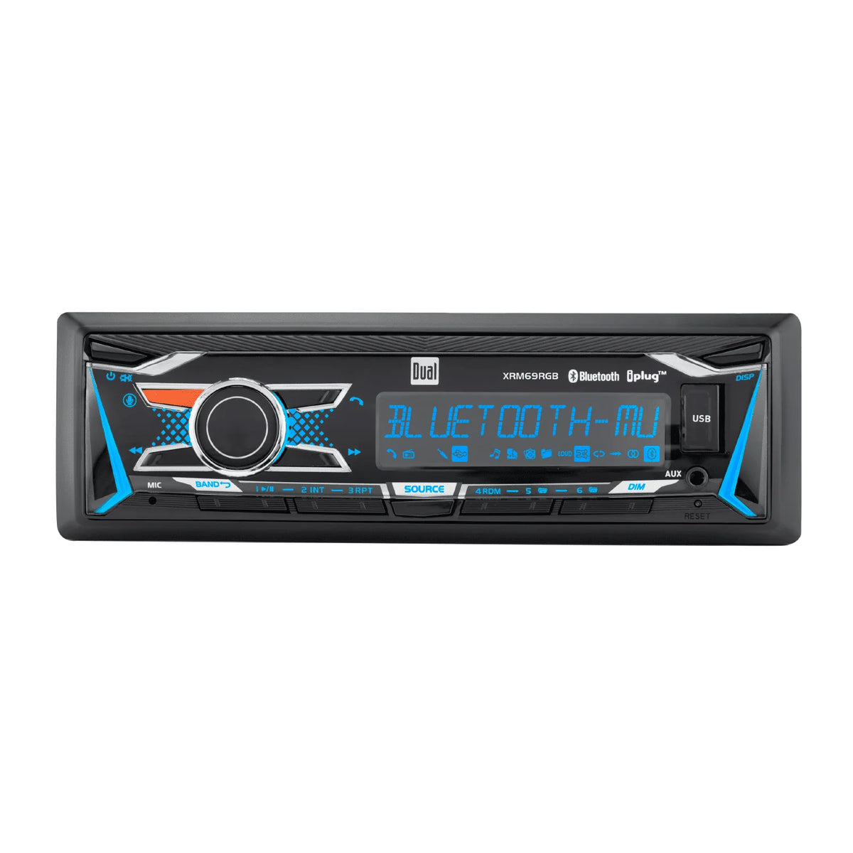 Single DIN Car Stereo Digital Media Receiver with Bluetooth C850527