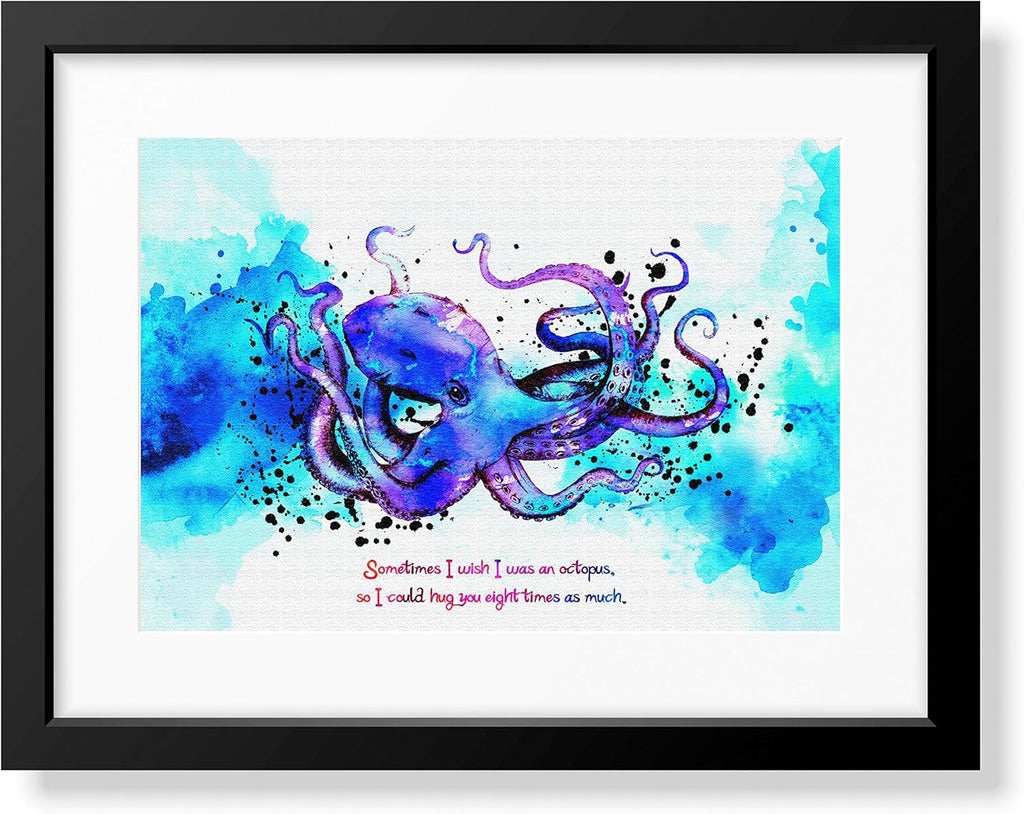 Pink Sea Animals Canvas Wall Art Z823770