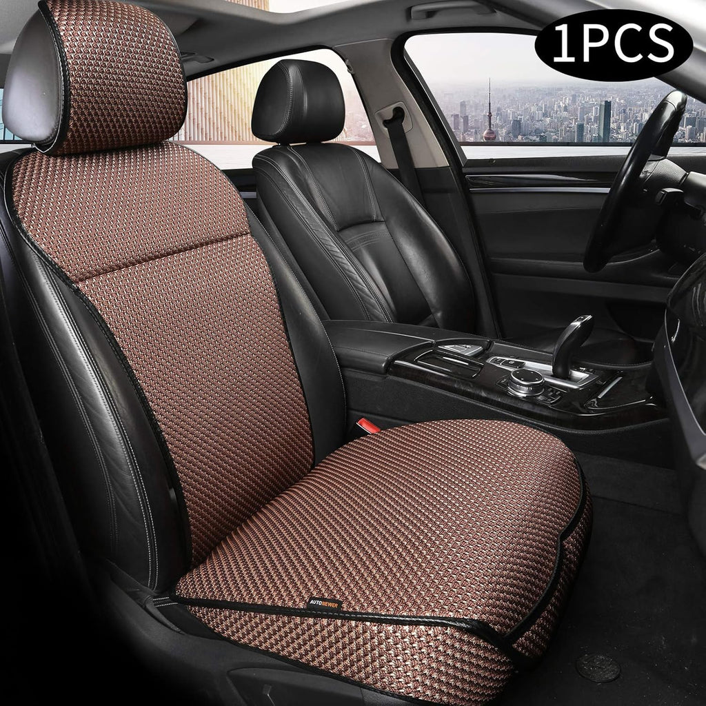 Black Grey 2PCS Breathable Car Seat Cover X106