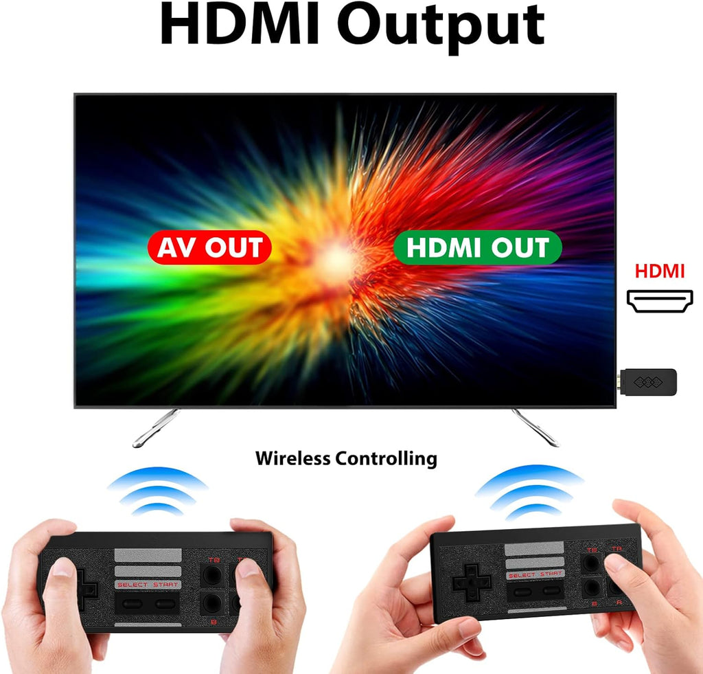 Retro Video Game Console with 818 Classic HD Video Games U442