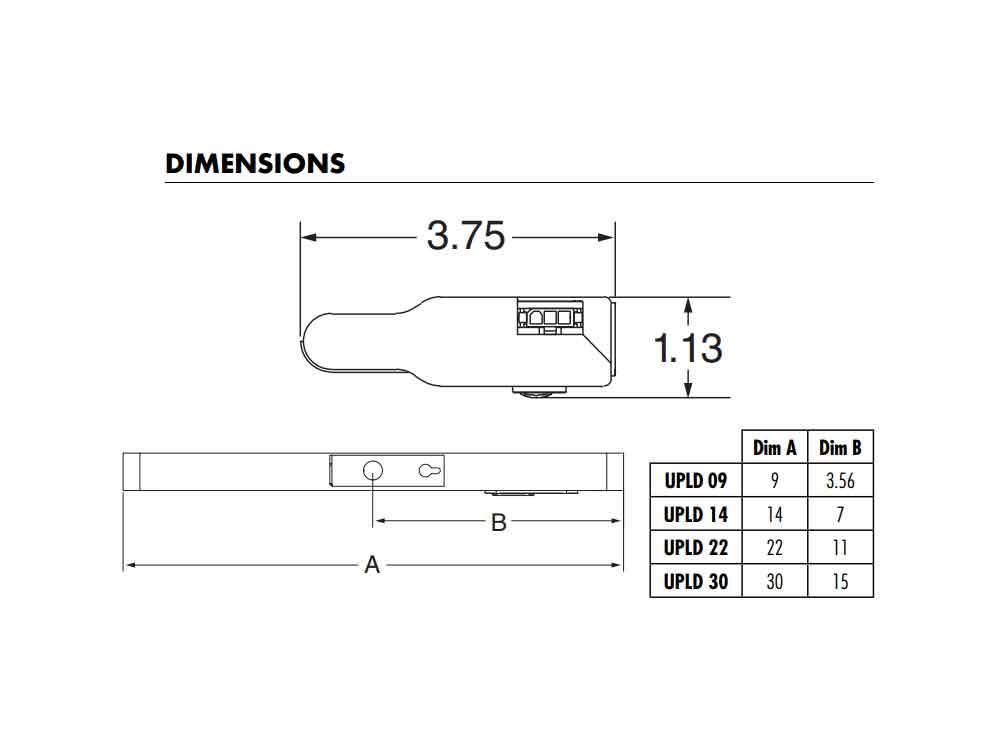 22 in. LED Under Cabinet Light Bar S20817