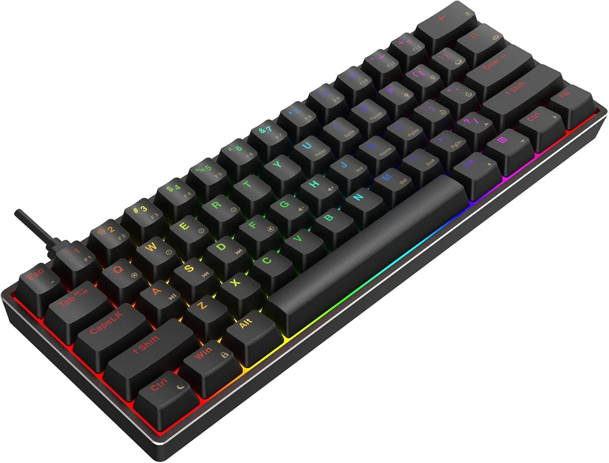 61 Keys Aluminum Hot Swappable RGB Mechanical Gaming Keyboard G86589