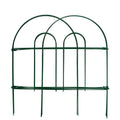 18 in x 50 ft Rustproof Green Iron Garden Fence A226