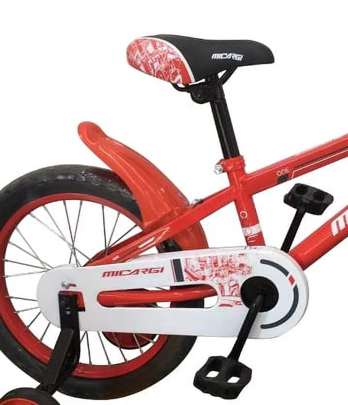 16 BMX Steel Frame Coaster Brake Bicycle with Baskets & Fenders Q22798
