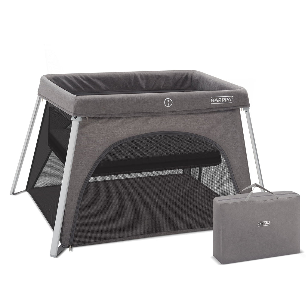 Portable Foldable Travel Crib with Mattress W1149