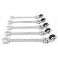 Metric Ratcheting Combination Wrench Set, 5 Piece I5577