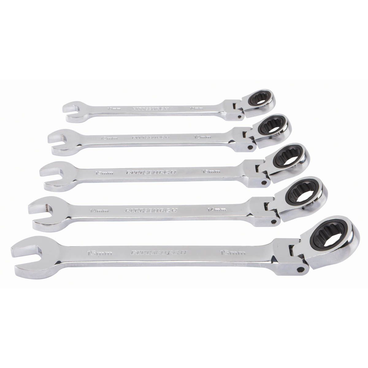 Metric Ratcheting Combination Wrench Set, 5 Piece I5577