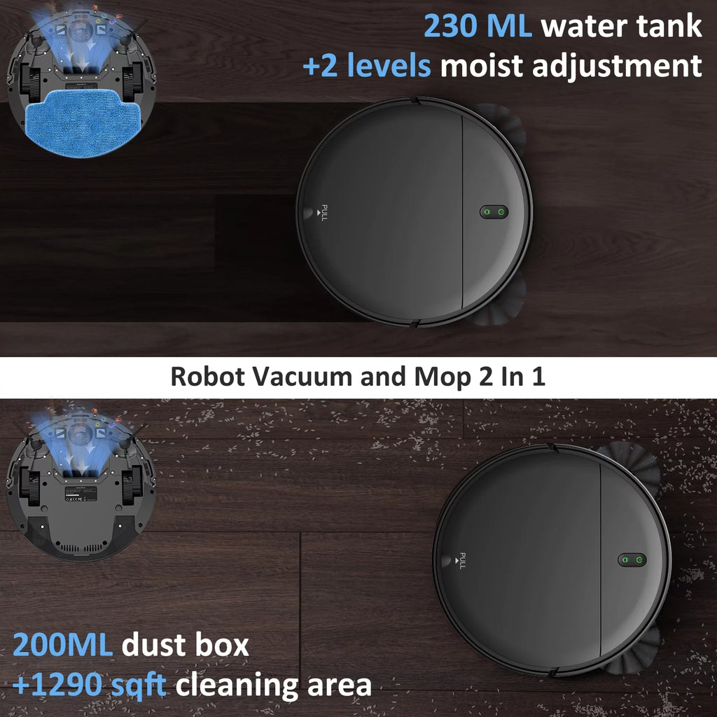 Robot Vacuum Cleaner 2 in 1 Mop Combo S790136