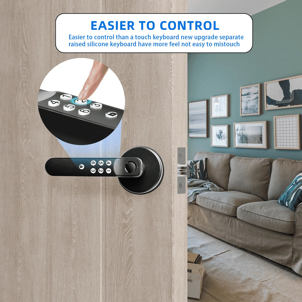 Fingerprint Keyless Entry Door Lock with Keypad E461