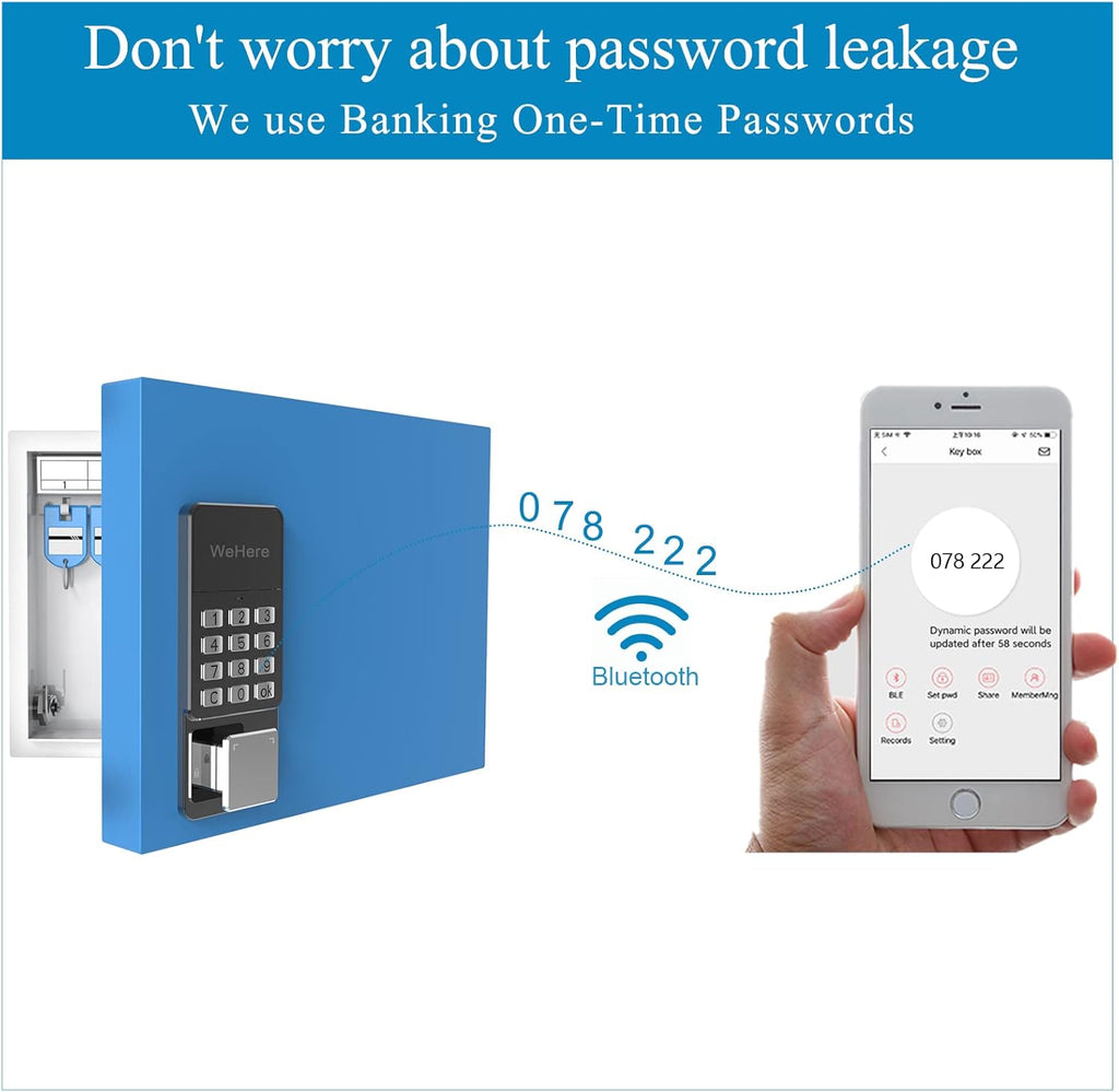 Metal Key Lock Box with Combination Lock Y829