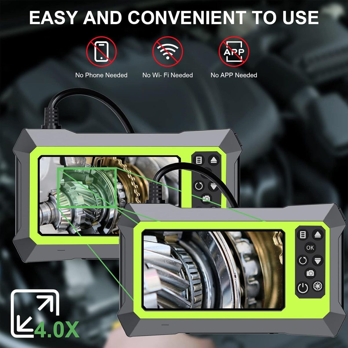 1080P HD Endoscope Camera with 4.3 Inch LCD Screen Z16291