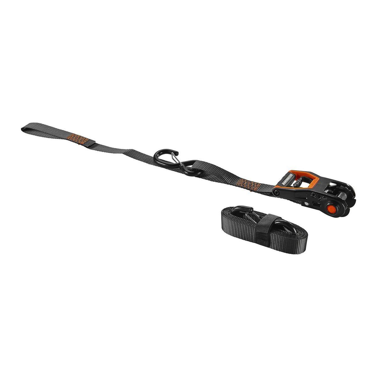 500 lb. Capacity 1 in. x 12 ft. Ratcheting Tie-Downs, 2-Pack W871