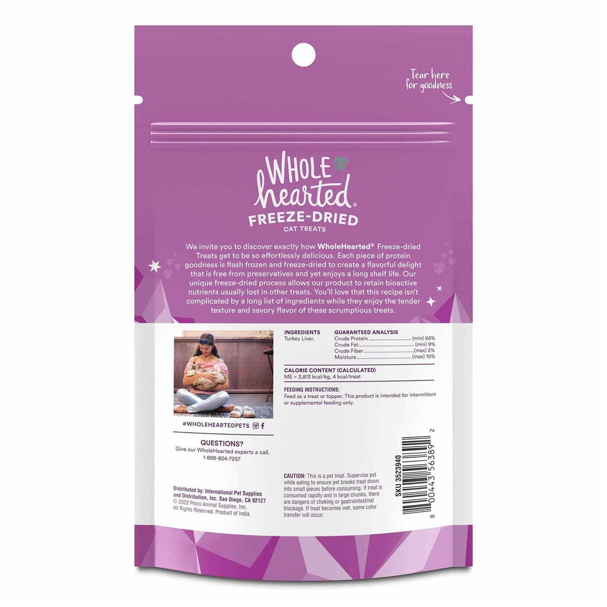 Turkey Liver Freeze-Dried Cat Treats K714