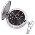 Black and Silver Tone Pocket Watch F41559