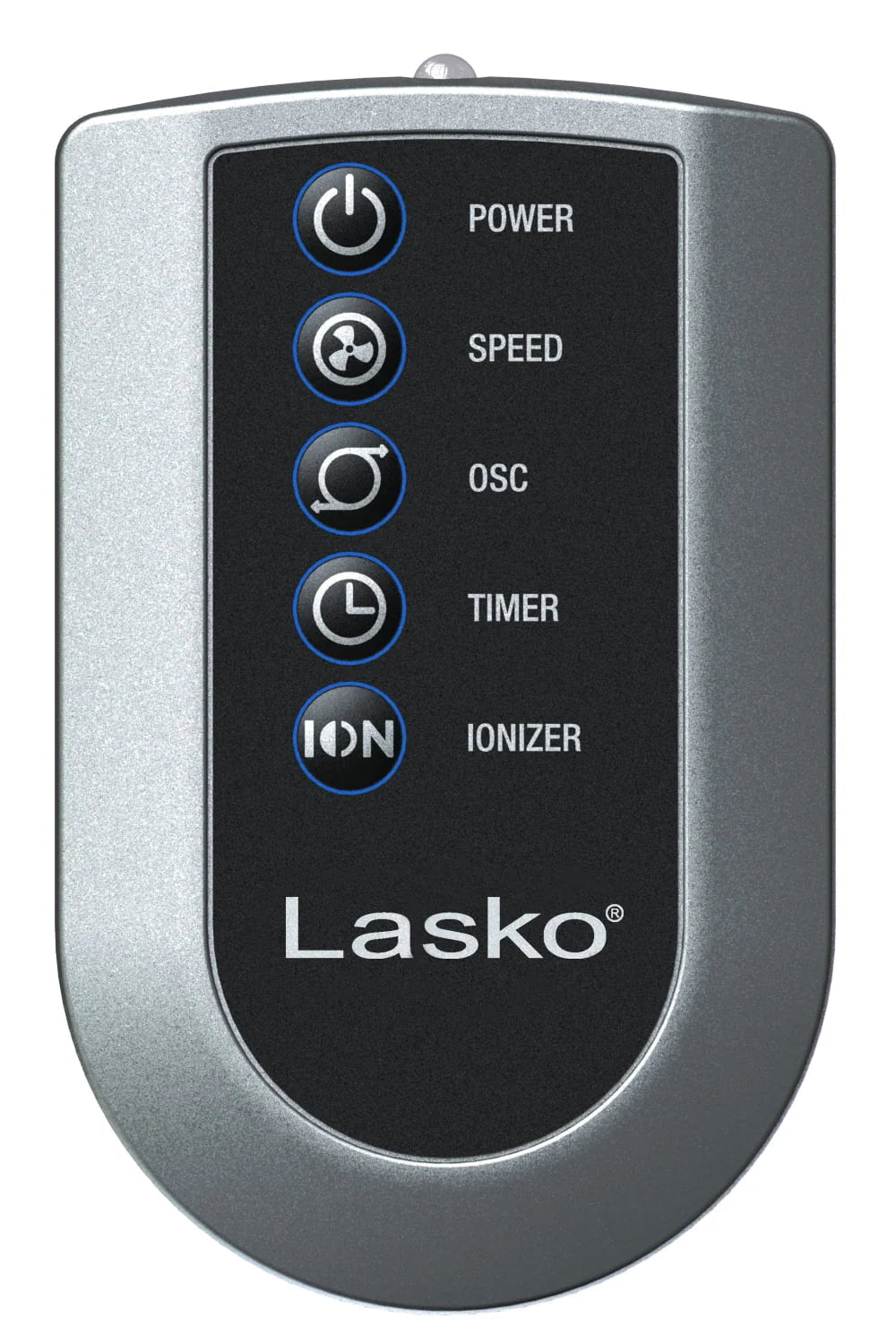 Black 3-Speed Oscillating Tower Fan with Remote P25772