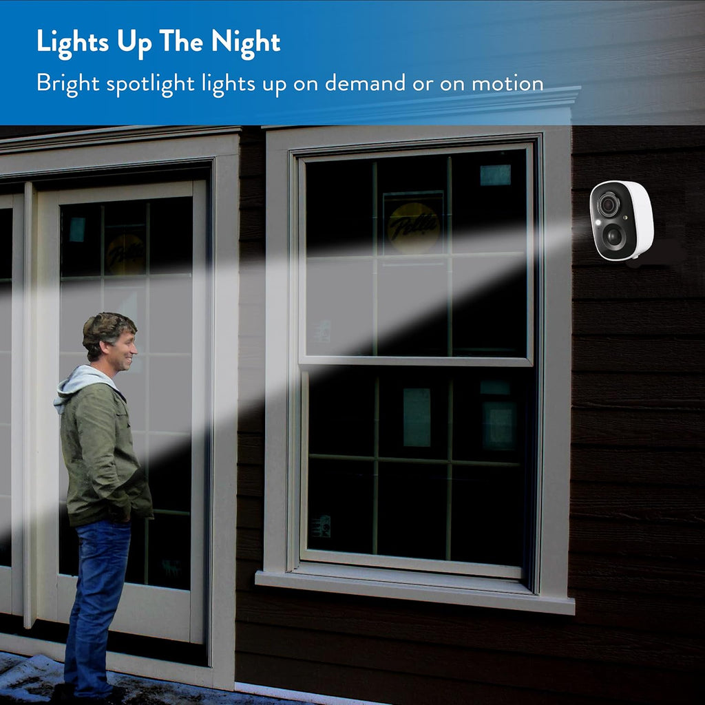 Wireless Solar Security Camera with Spotlight C139