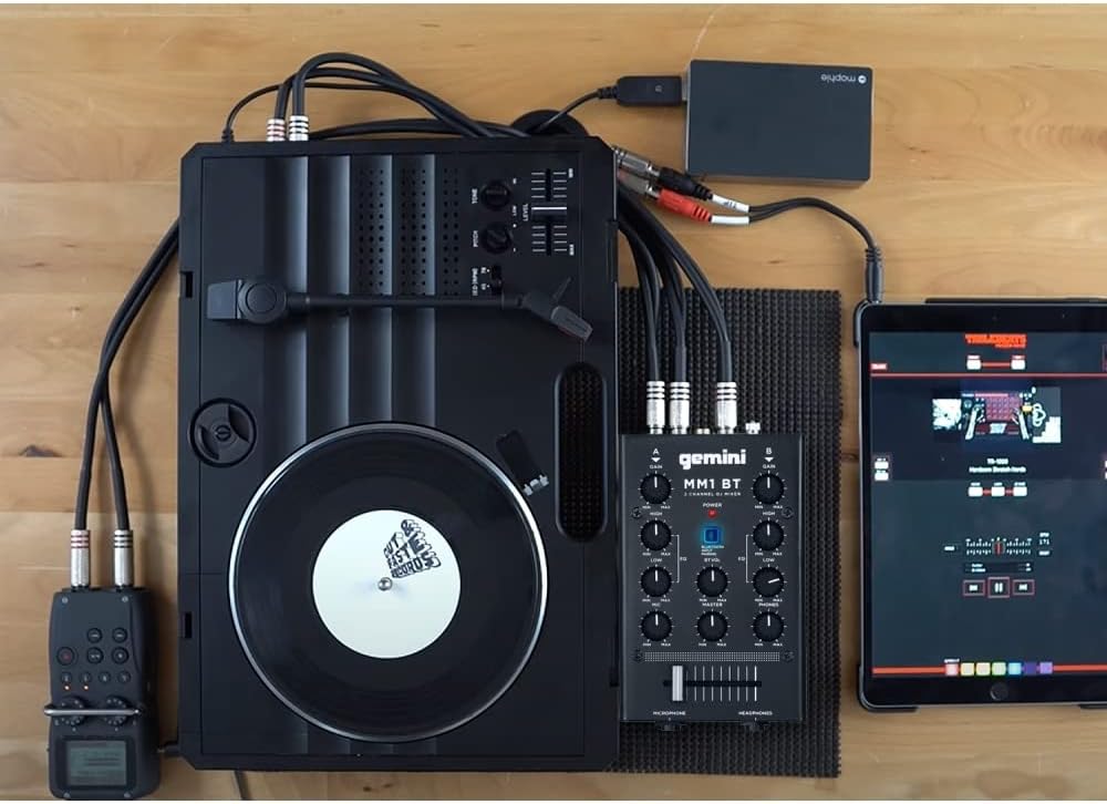 2-Channel DJ Podcast Mixer with Cross-Fader C5133