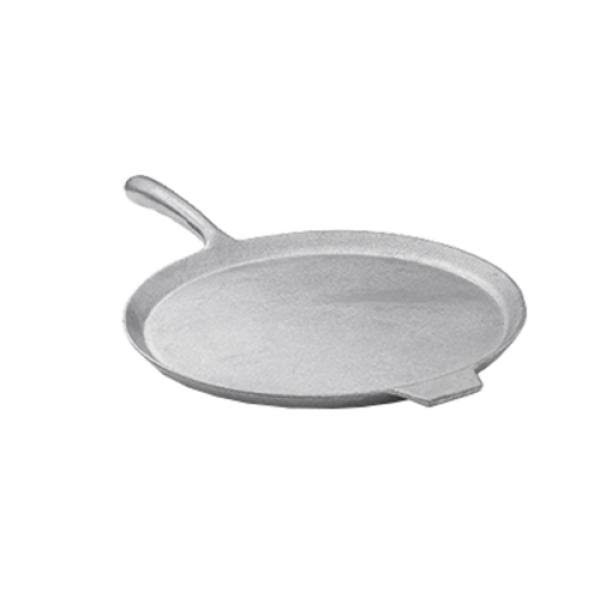 Blue Speckle 12x22 Cast Aluminum Pizza Tray with Handle A295436