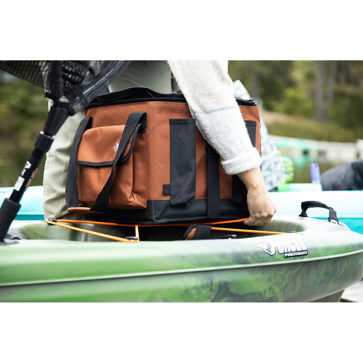 10 ft Olive Camo Fishing Kayak K201594