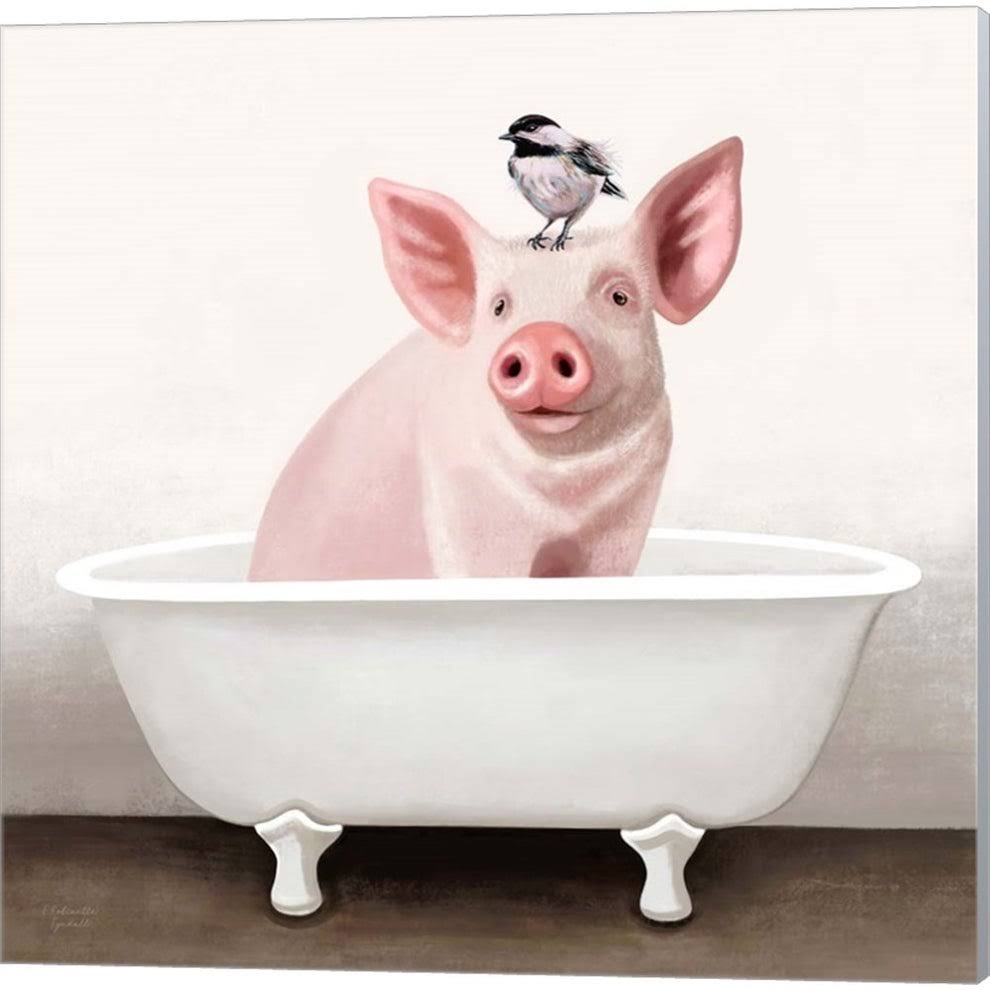 Pink 2 Piece Canvas Art Set 14 x 14 A37854