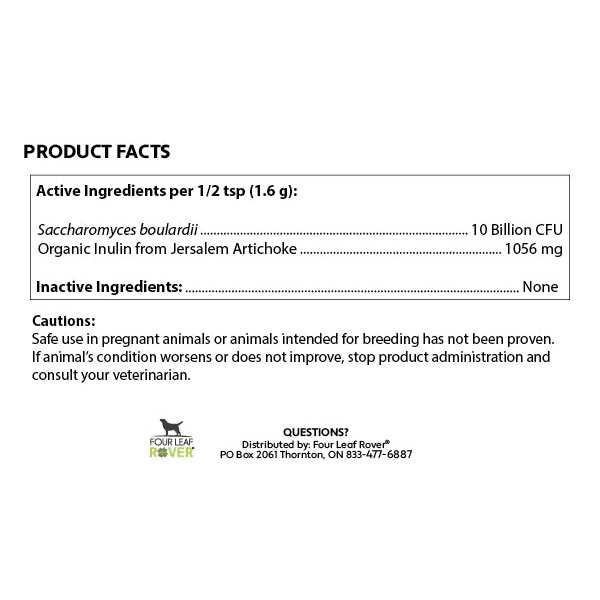 Yeast-Based Probiotics for Dogs J119678