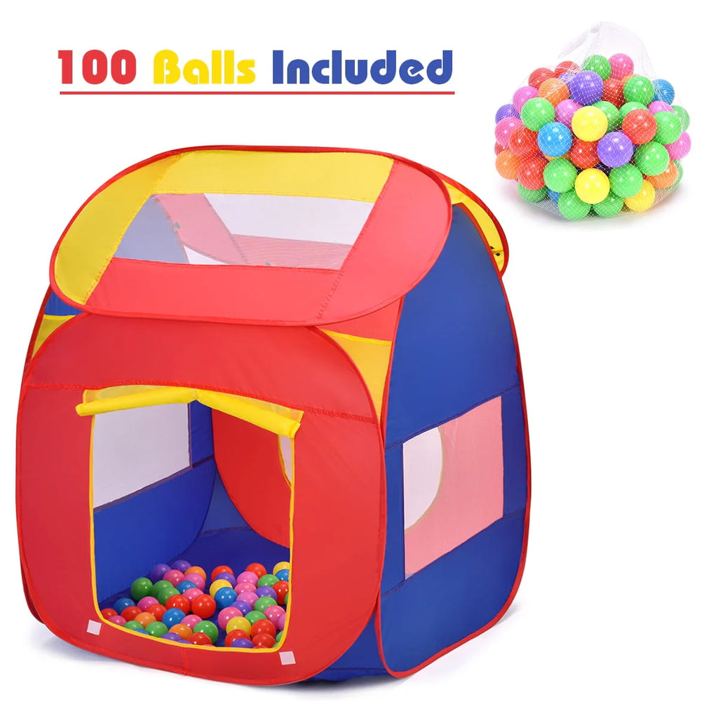 Portable Kid Play House Toy Tent with 100 Balls H121128