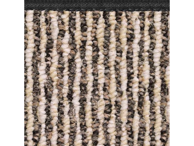 Skid-Resistant Carpet Runner Black Ripple 6 ft. x 27 in. R463973