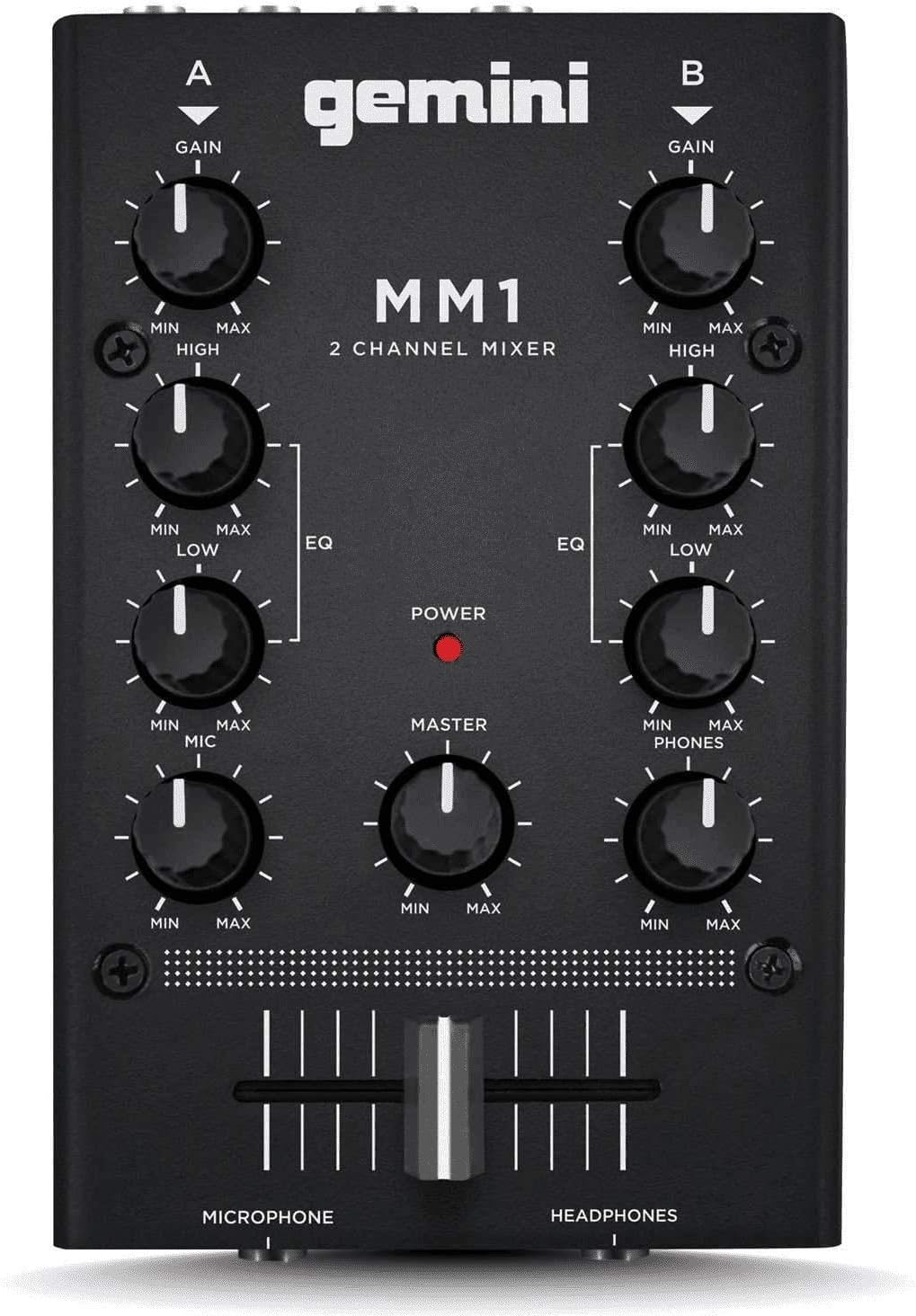 2-Channel DJ Podcast Mixer with Cross-Fader C5133