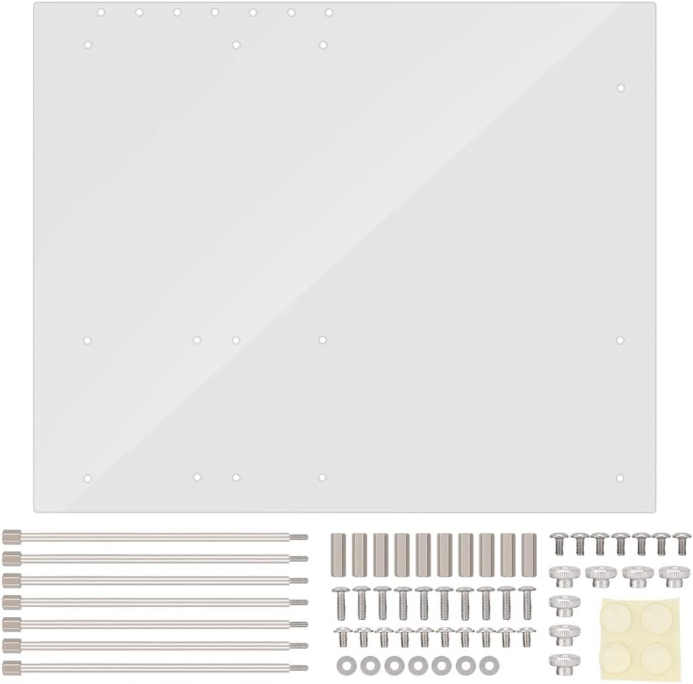 Transparent Acrylic Open Frame Computer Case Pack of 2 A9824