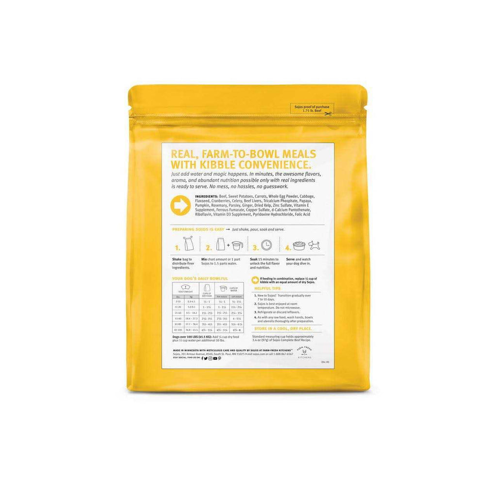 Beef Recipe Dog Food V7845