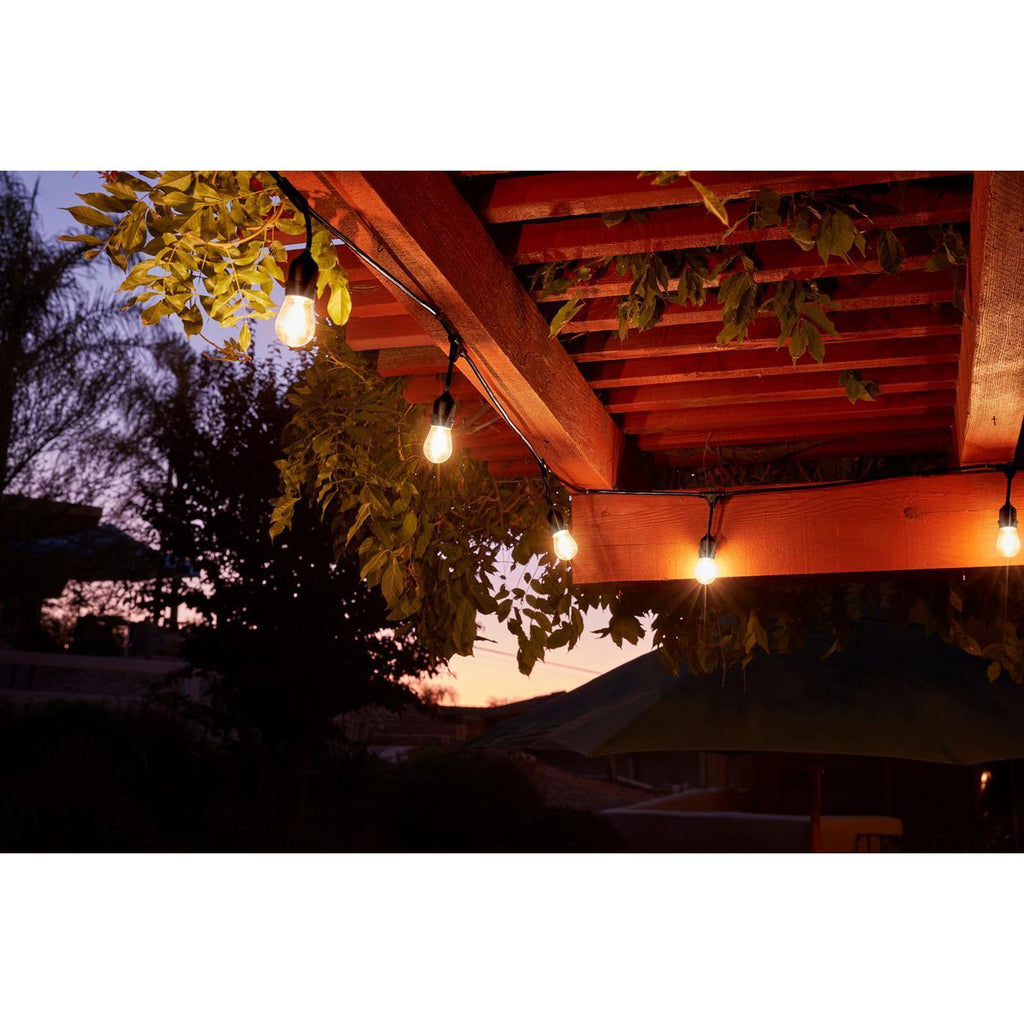Black LED Outdoor String Lights T884539