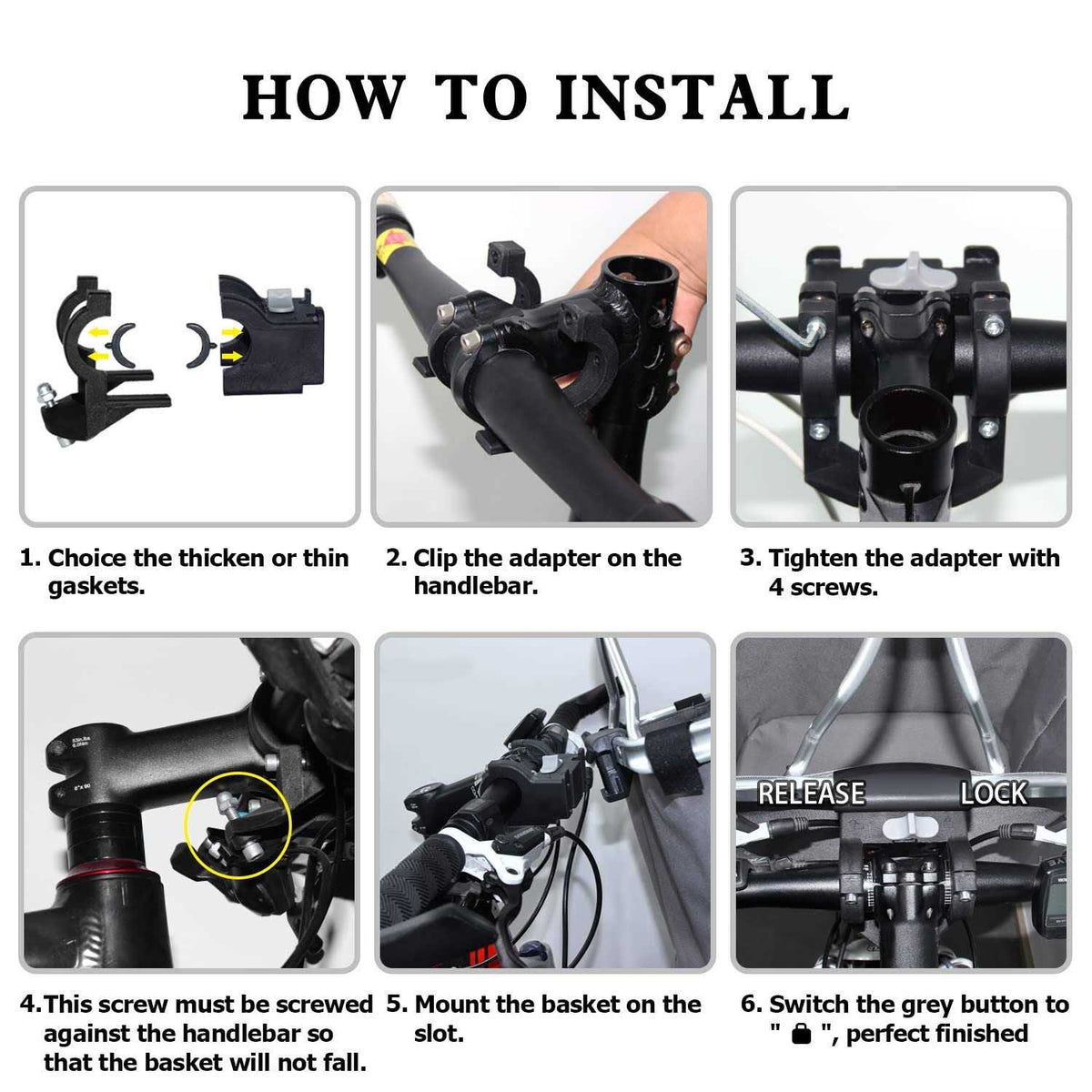 Bicycle Handlebar Basket N295