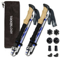 Collapsible Folding Trekking Hiking Poles 2pc Pack H683