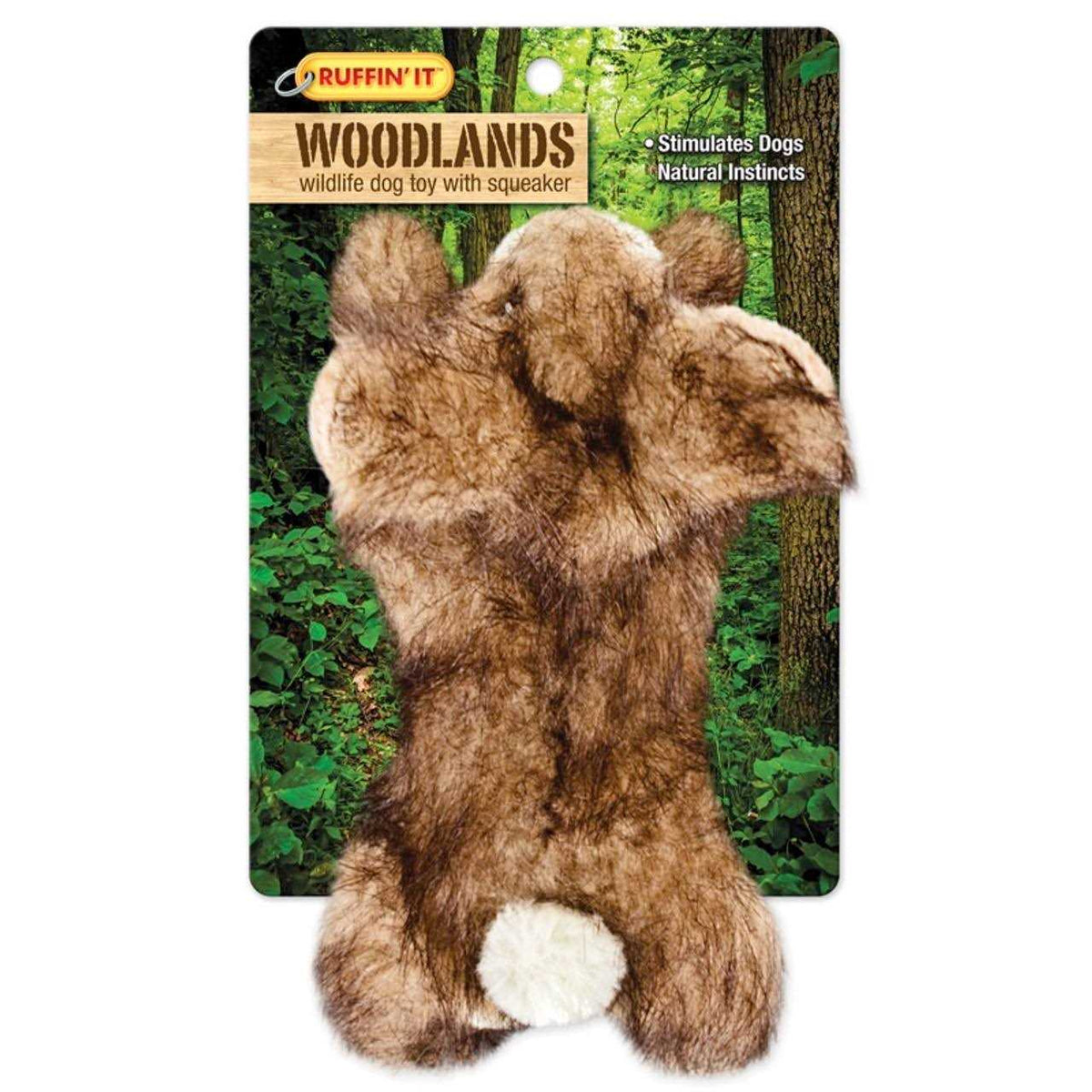 Woodlands Rabbit Plush Dog Toy S648988