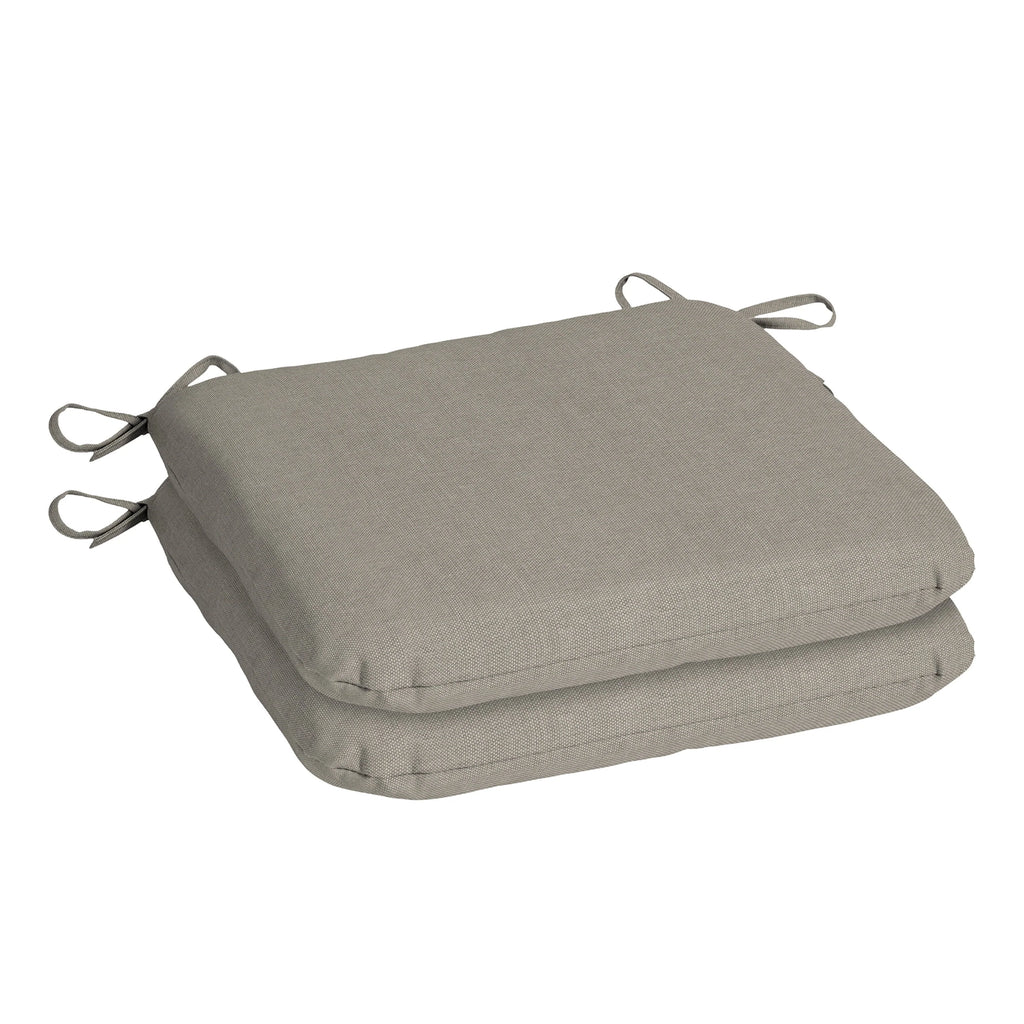 Navy Blue Rectangle Outdoor Seat Pad 2 Pack O514286