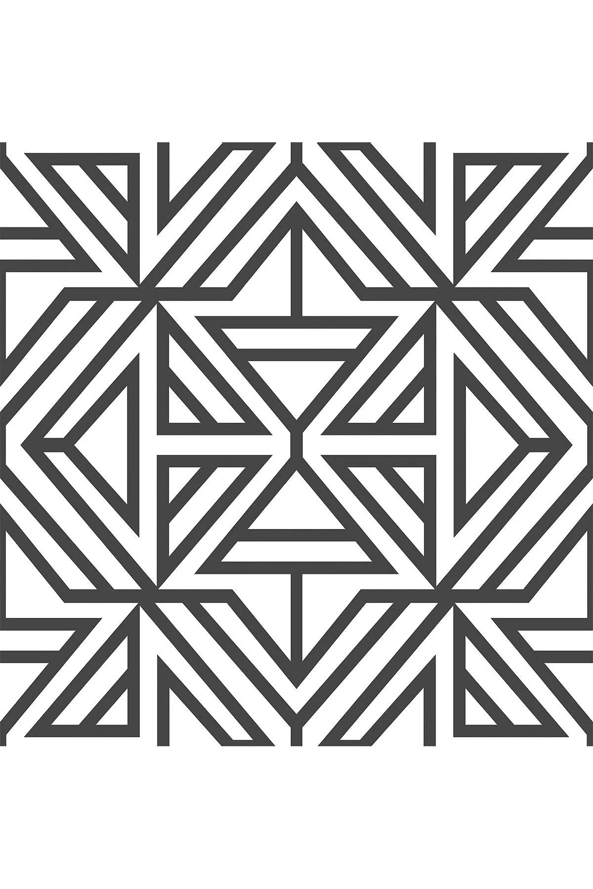 Black Peel & Stick Wallpaper C907