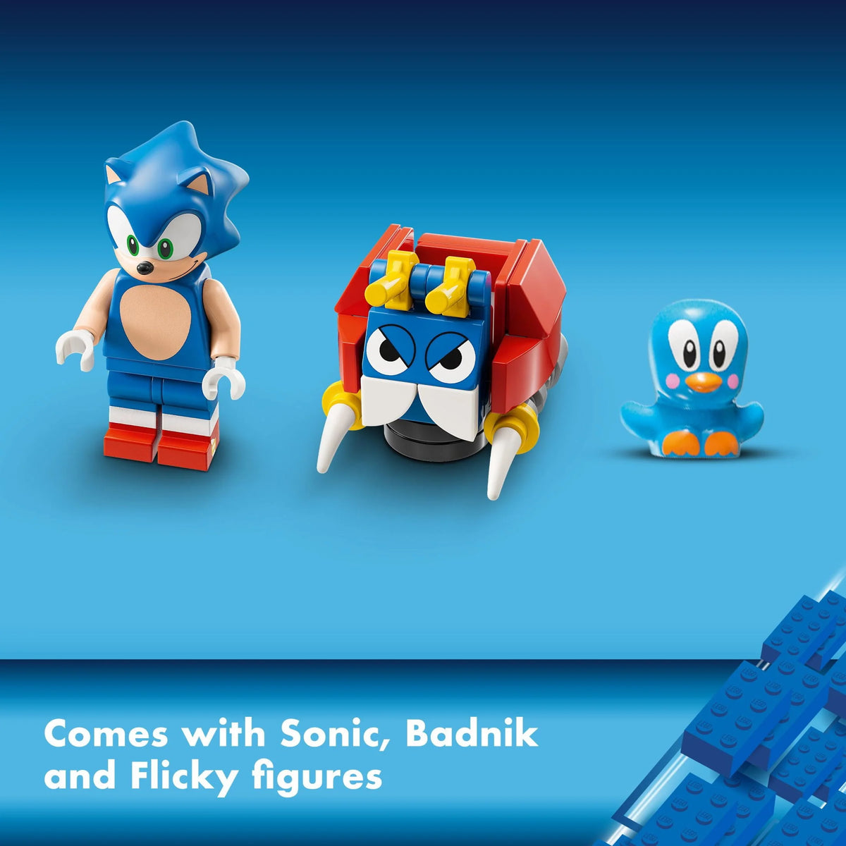Sonic Building Toy Set with Speed Sphere Launcher and 3 Figures A367