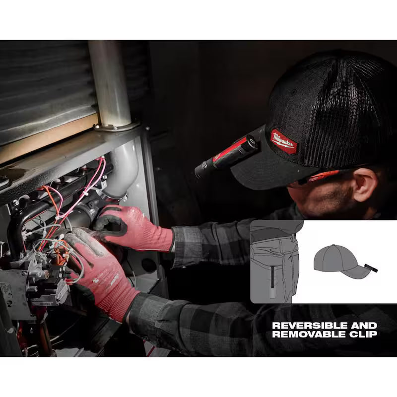 450 Lumens Rechargeable Magnetic Headlamp & 500 Lumens Flashlight 2-Pack C8655