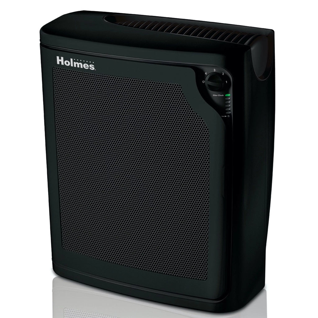 True HEPA Console Air Purifier with Filter Life Progress Bar, Large Room - Black M345