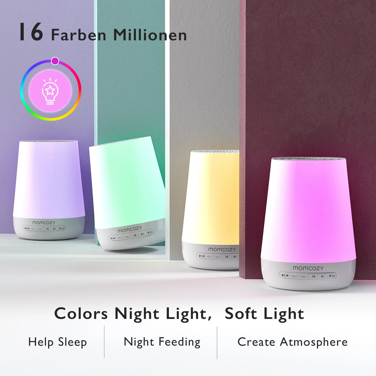 Baby Sound Machine with Night Light B7296