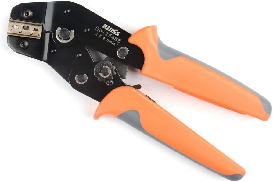 Solar PV Cable Crimping Tool Kit with Stripper, Cutter, Spanner and Connectors U918