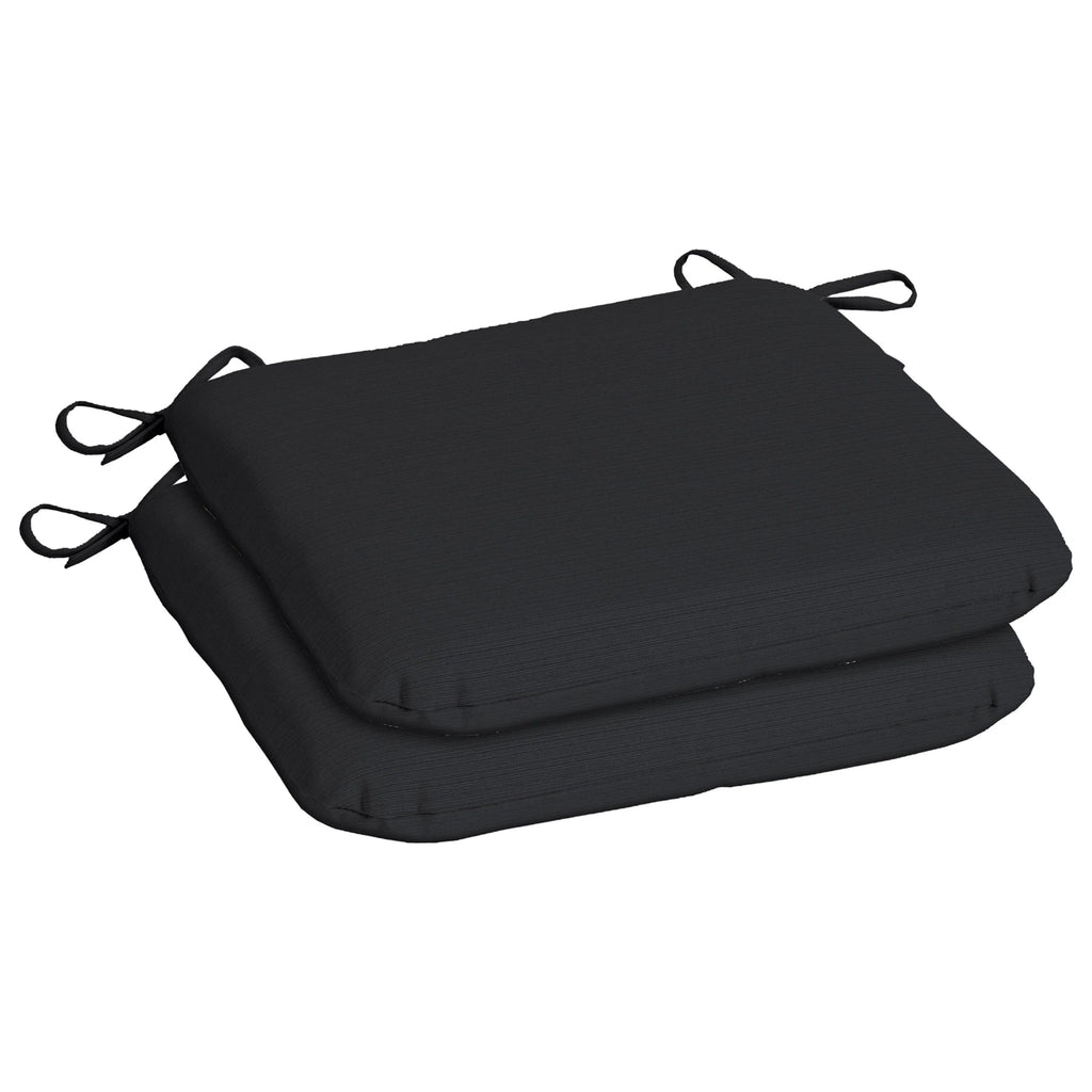 Navy Blue Rectangle Outdoor Seat Pad 2 Pack O514286