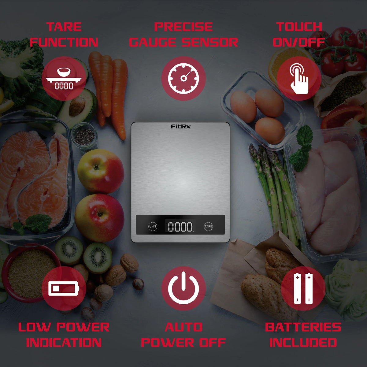 Stainless Steel Digital Food Scale Z10179