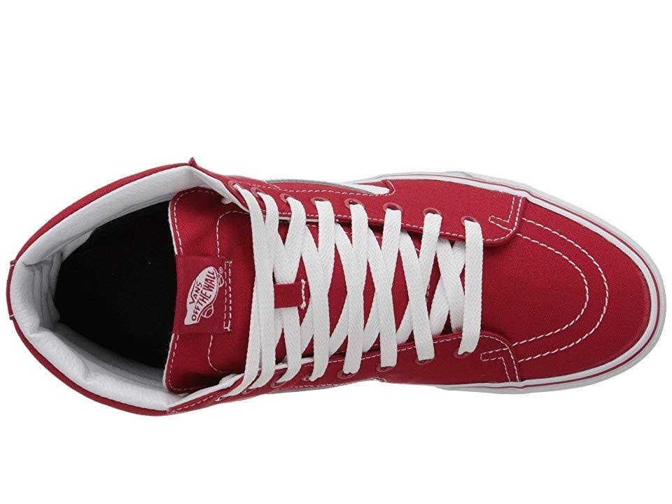 Red Canvas Sk8-Hi O800