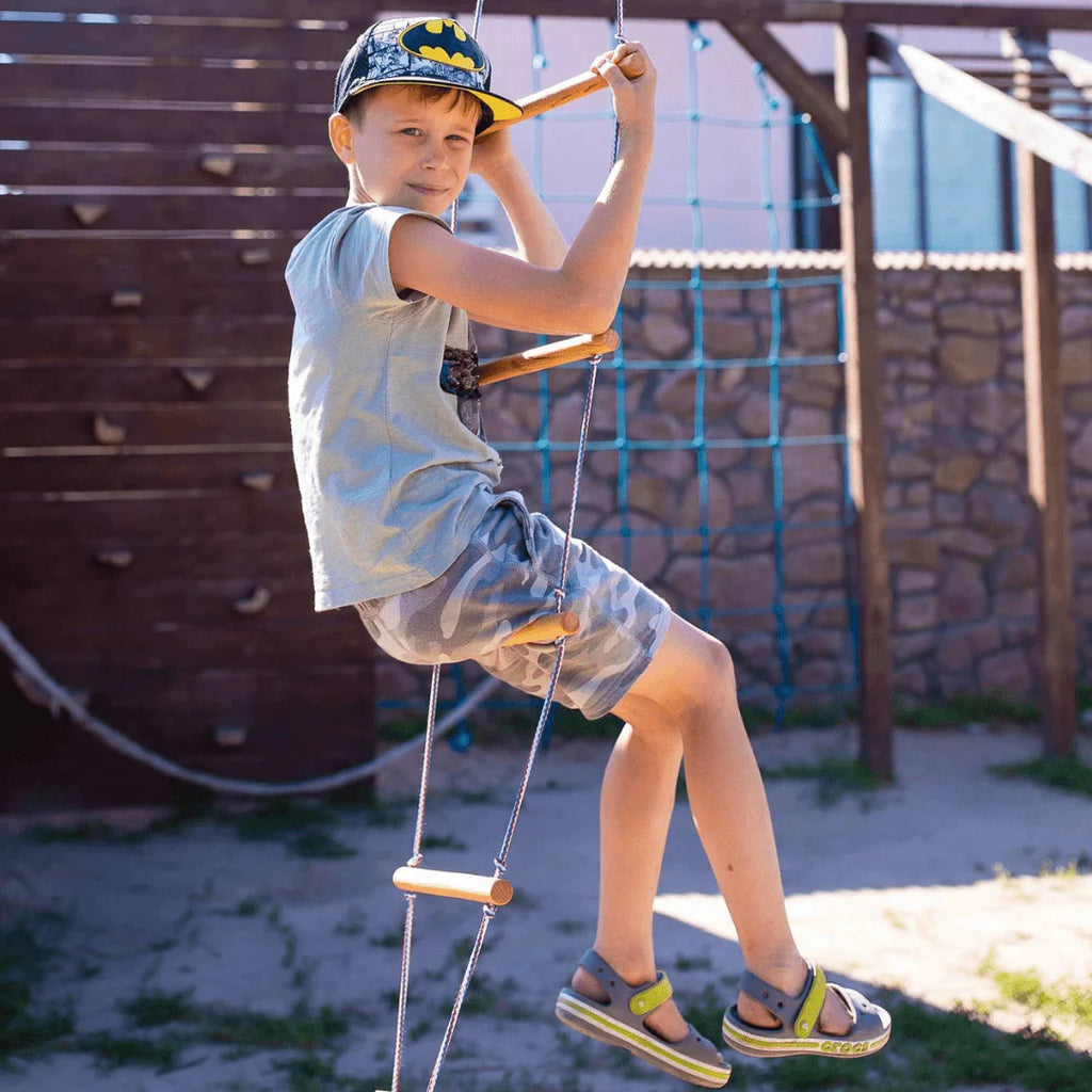 2-in-1 Rope Swing and Ladder Set for Kids F781640
