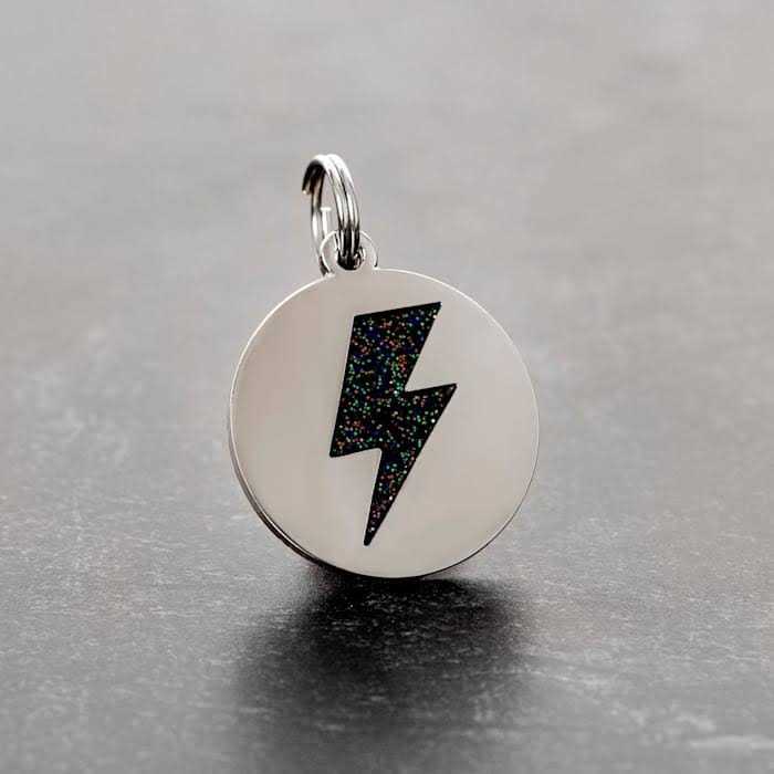 Lightning Bolt Pet ID Tag Z91417